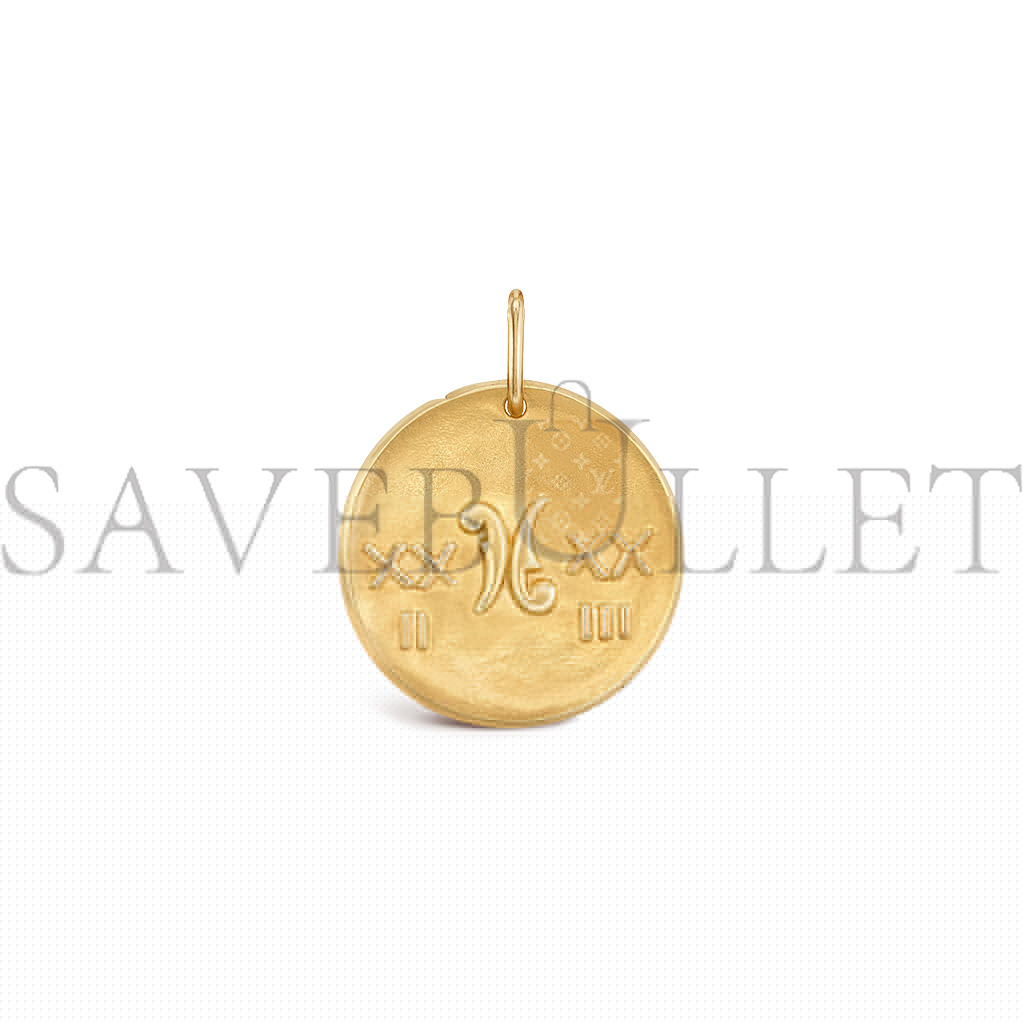 V*N CL*F arpels zodiaque medal piscium (pisces) - yellow gold  vcarp7sy00